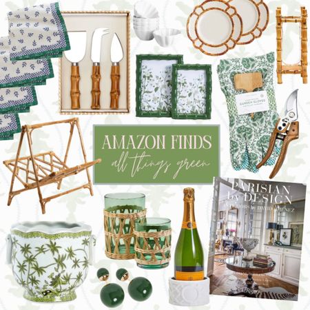 Amazon finds for the win. If you love the color green, I’ve got the perfect finds for you! 

Amazon home finds. Amazon bamboo plates. Amazon green drinking glasses. Amazon green flower pit. Amazon bamboo home decor. Amazon table napkins. Amazon coffee table books. Amazon garden finds. Amazon picture frames. Amazon serving utensils. 

#LTKhome #LTKstyletip #LTKunder50