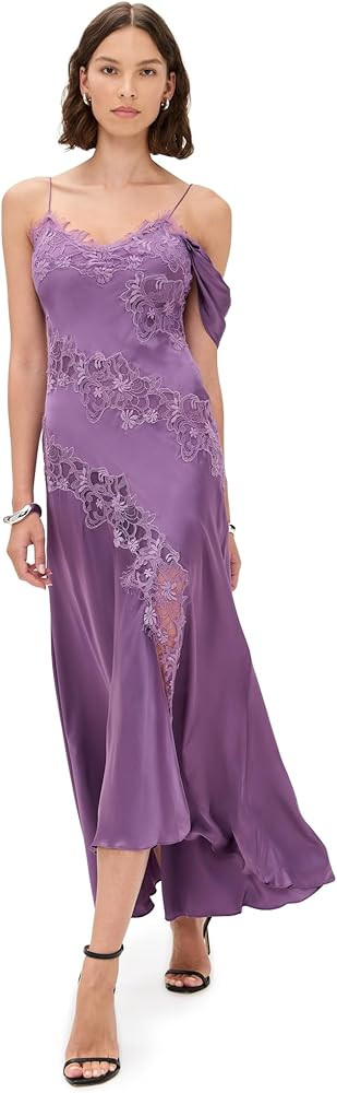 AMUR Womens Reese Cascade Lace Gown | Amazon (US)