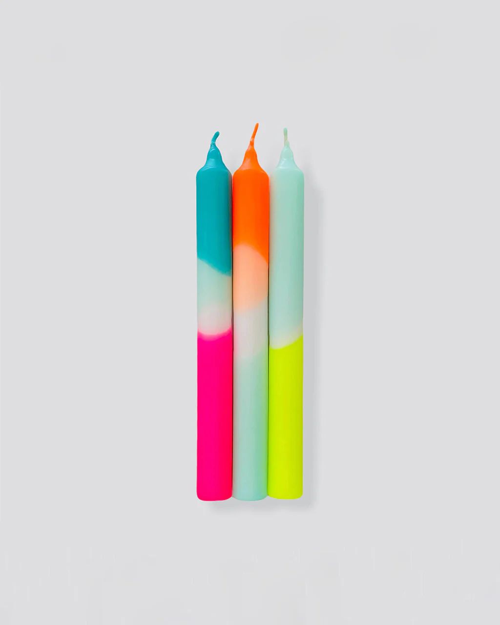 Dip Dye Neon Candles - Rainbow Kisses | ban.do