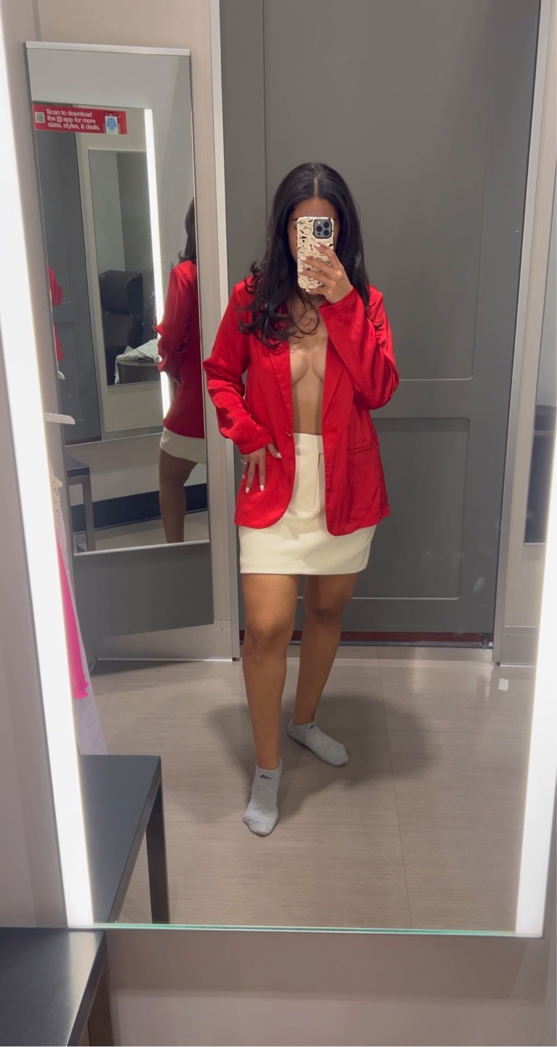 Valentine’s Day outfit 
Blazer size small 
Skirt size would be XS but the try on was a medium and it was huge

#LTKstyletip #LTKfindsunder50 #LTKSeasonal