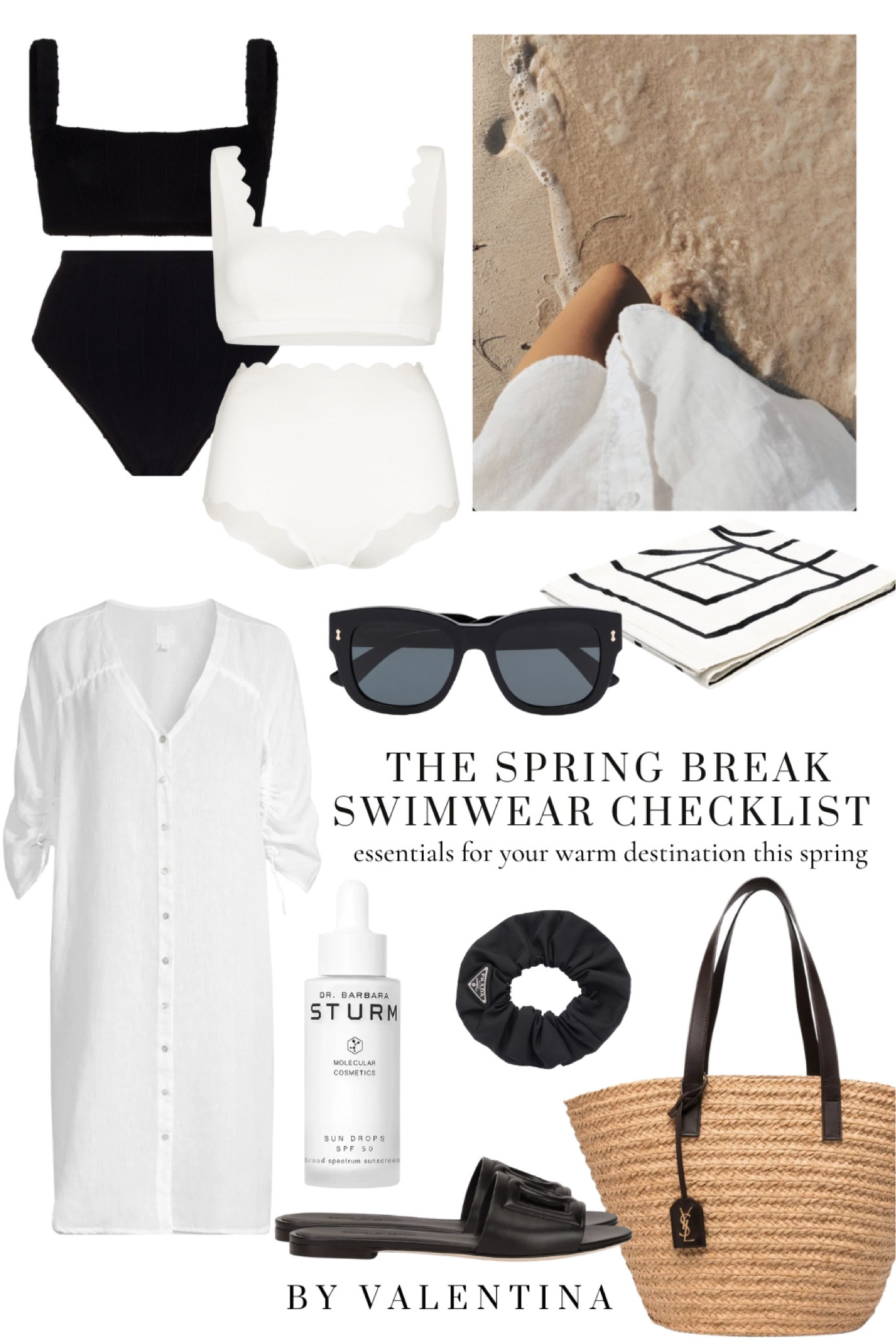 Swimwear checklist 🤍