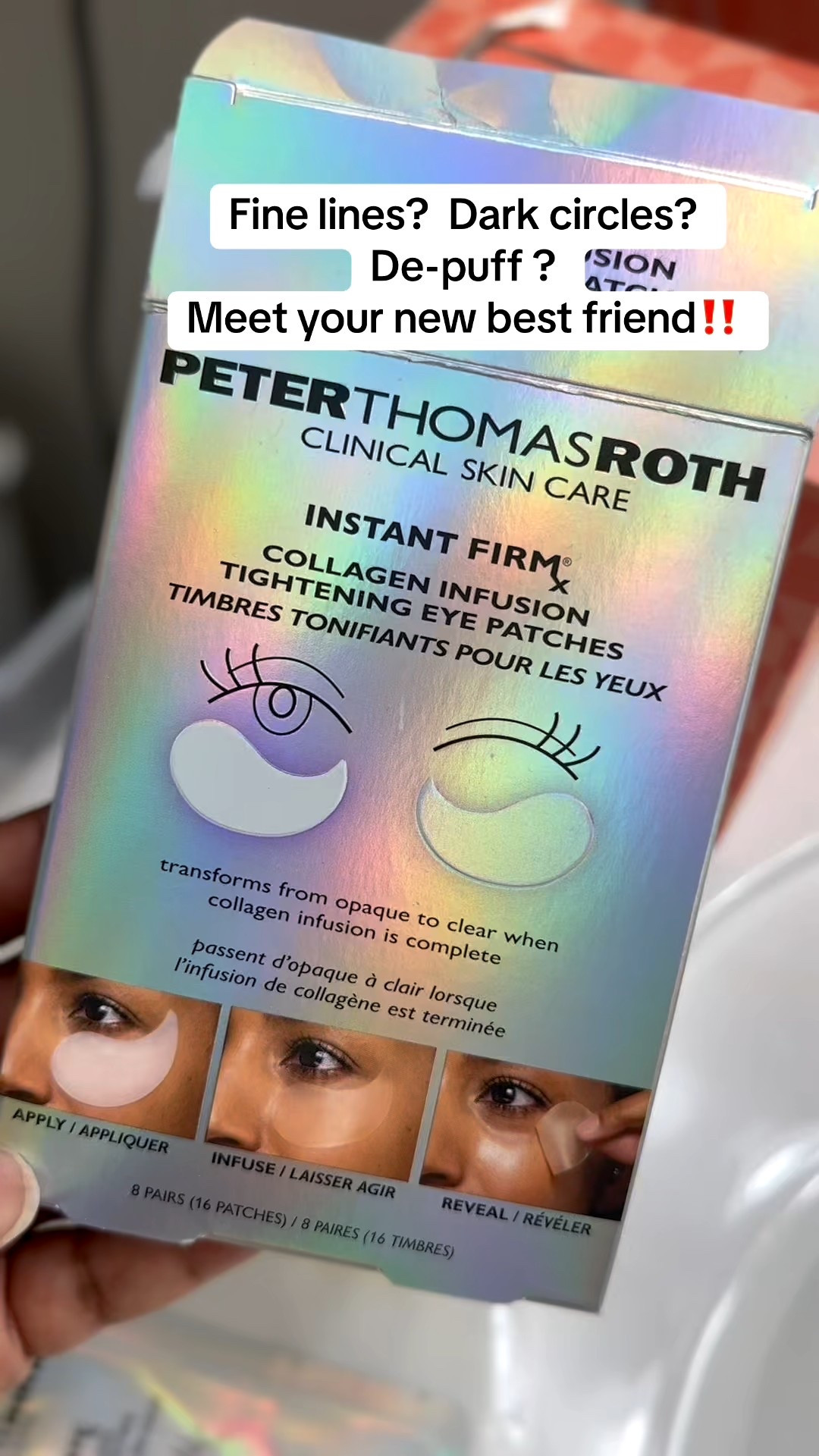 Self-Care Saturday ✨ 
These collagen eye patches are my quick fix for tired under-eyes. I wear them for 10–15 minutes and instantly look more refreshed.
💛 Linked in my LTK

#LTKOver40 #LTKBeauty