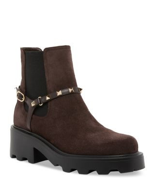 Women's Rockstud Beatle Suede Chelsea Boots | Bloomingdale's (US)
