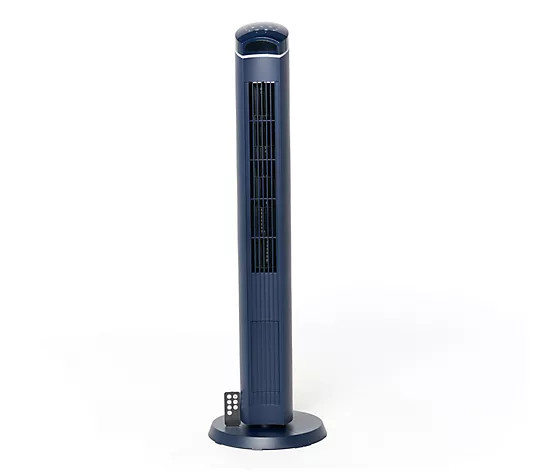 Cascade 40" Cordless Rechargeable Tower Fan - QVC.com | QVC