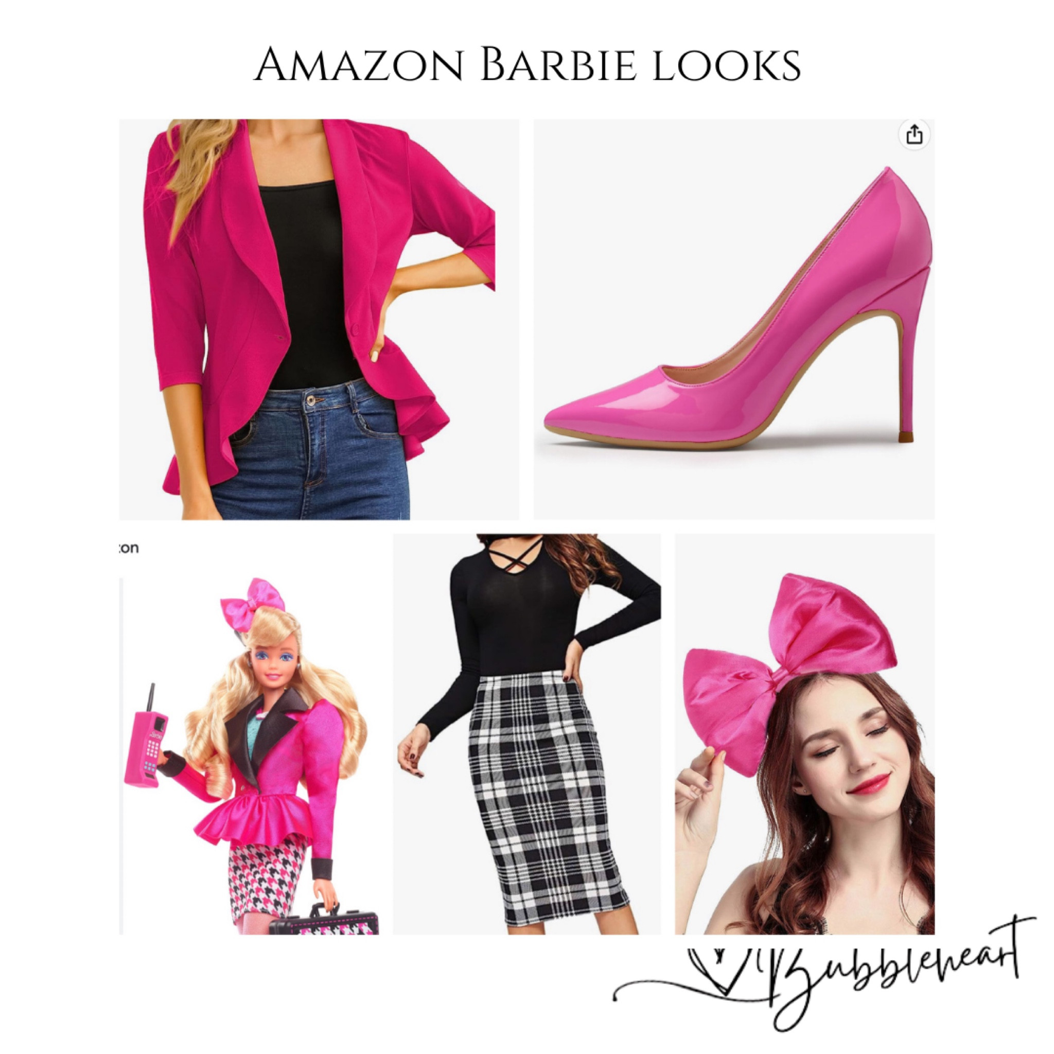 Barbie Movie Look 💕🎥

Amazon Barbie outfit, Barbie party outfit, Barbie inspired look, pink outfit, pink hair bow, pink heels, pink blazer, 80’s Barbie look, 80’s career Barbie outfit

#LTKstyletip