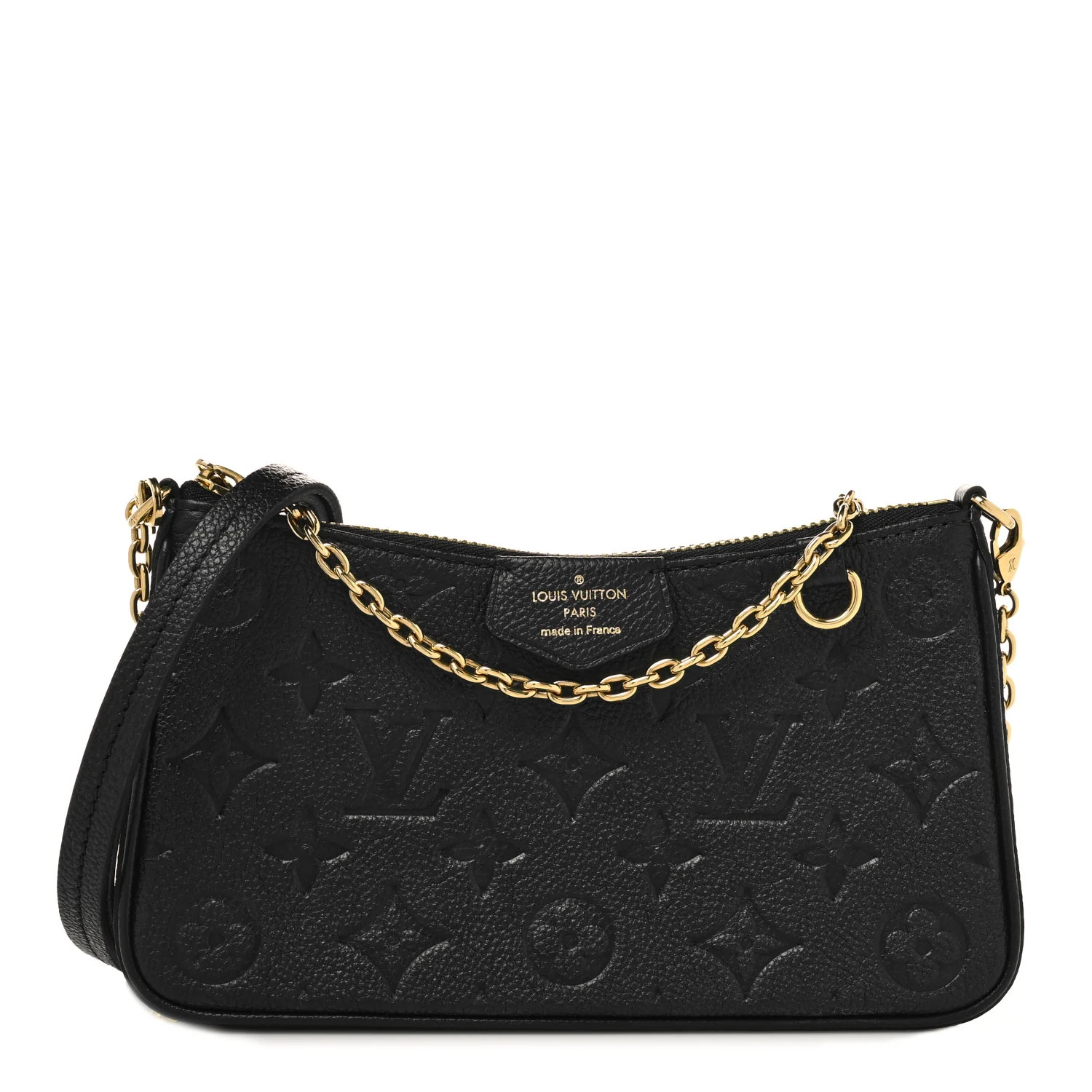 LOUIS VUITTON Empreinte Easy Pouch On Strap Black | FASHIONPHILE (US)