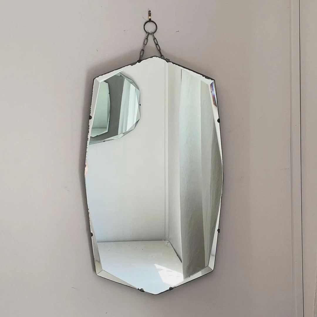 Antique Art Deco Mirror With Beveled Edges - Etsy Canada | Etsy (CAD)