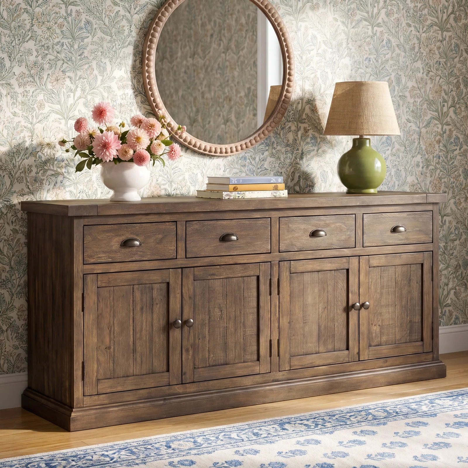 Kinston 74" Wide Solid Wood Sideboard | Birch Lane