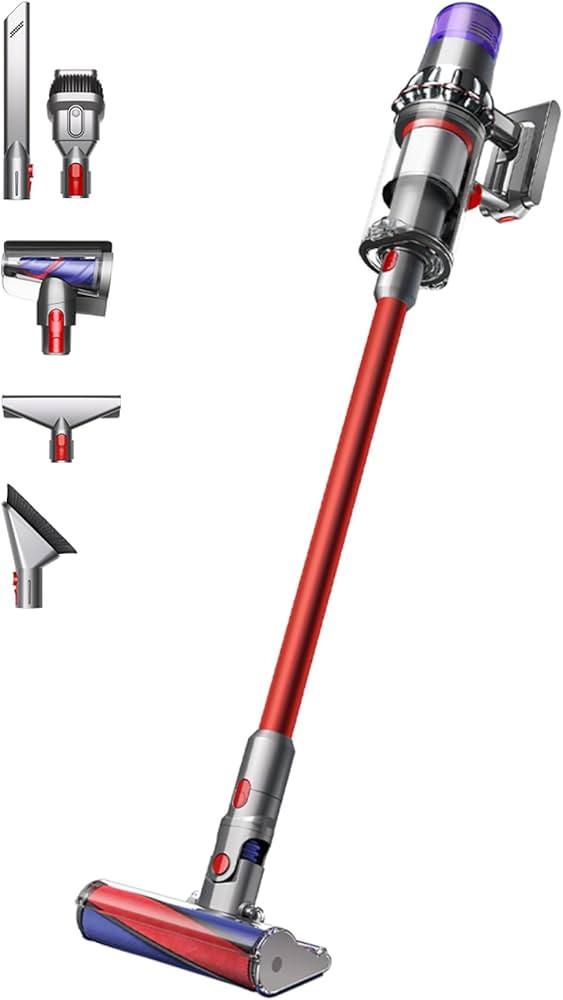 Dyson V11™ Fluffy kabelloser Staubsauger (Nickel/Rot) | Amazon (DE)