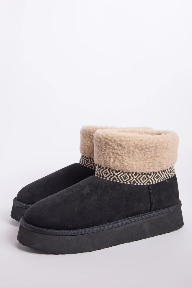 Payton Black Platform Boots FINAL SALE | Pink Lily