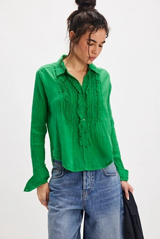 Drew Tuxedo Shirt | Free People (Global - UK&FR Excluded)