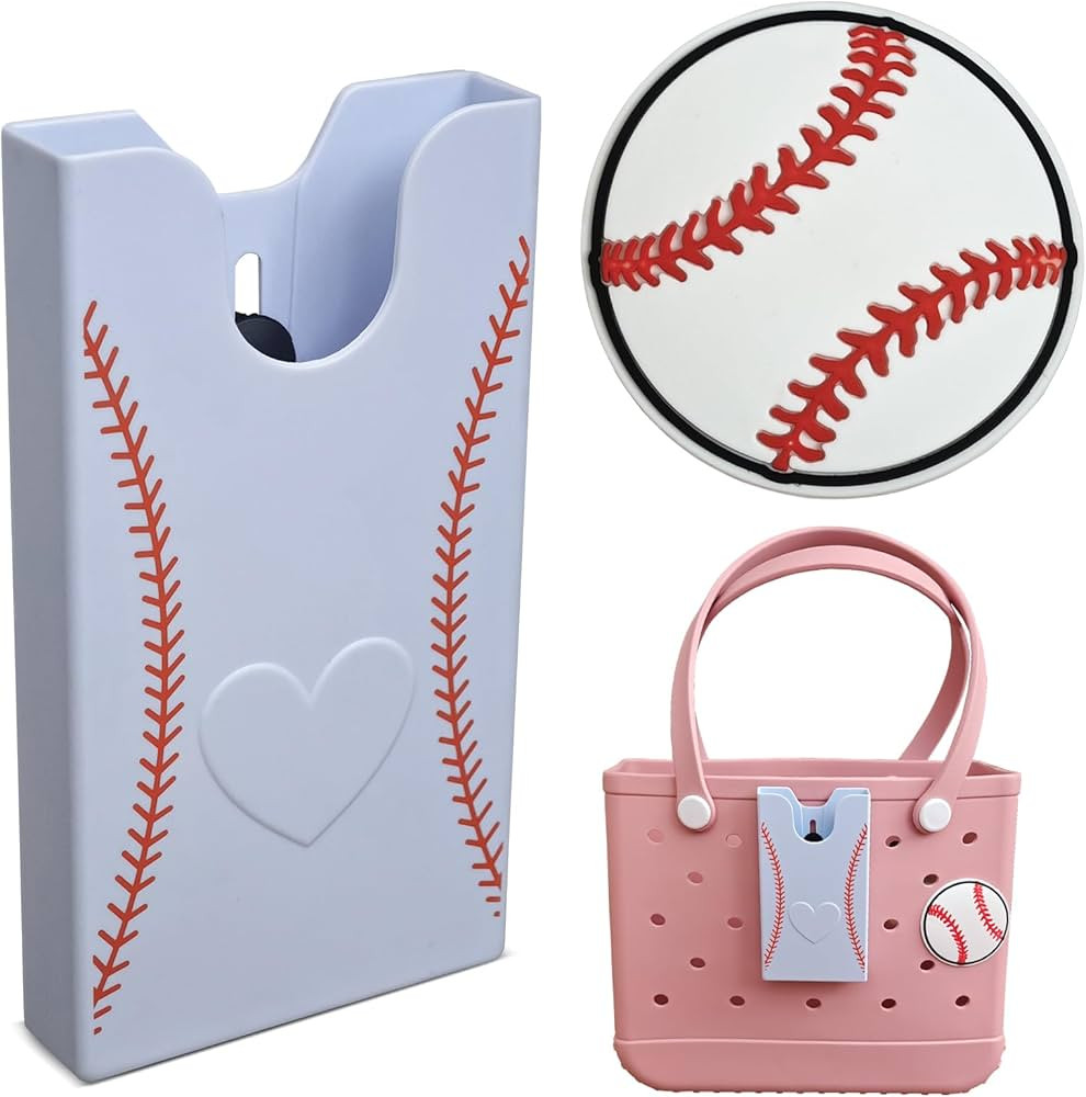 Baseball Theme Phone Holder for Bogg Bag/Simply Southern With 1 Charm,Organizer Accessories Inser... | Amazon (US)