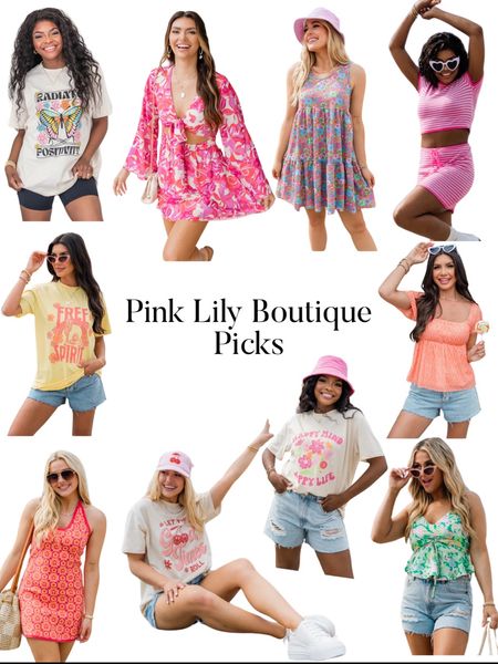 New arrivals from pink lily boutique perfect for spring or your next vacation!

#pinklily #pinklilystyle #pinklilyboutique #spring #vacation #springstyle #springoutfit #springfashion #vacationfashion #graphictee #vacationstyle #dress #springdress 

#LTKSeasonal #LTKtravel #LTKstyletip