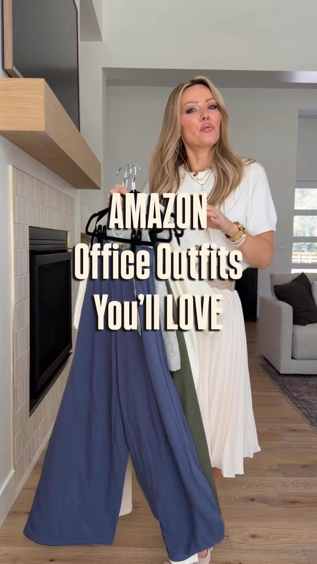 Amazon office outfits that look elevated but are actually affordable 🤍 comment AMAZON and I’ll send you the details 
These are the kind of workwear outfits I reach for when I want to feel put together but still comfortable—classic, neutral, and easy to mix and match

Pleated skirt look, effortless trousers, wide leg pants, and a blazer outfit… all simple pieces you can wear on repeat

If you’re building a workwear capsule wardrobe or looking for Amazon office outfit ideas, these are such good finds

#AmazonFashion #AmazonWorkwear #OfficeOutfits #WorkOutfitIdeas #NeutralChic