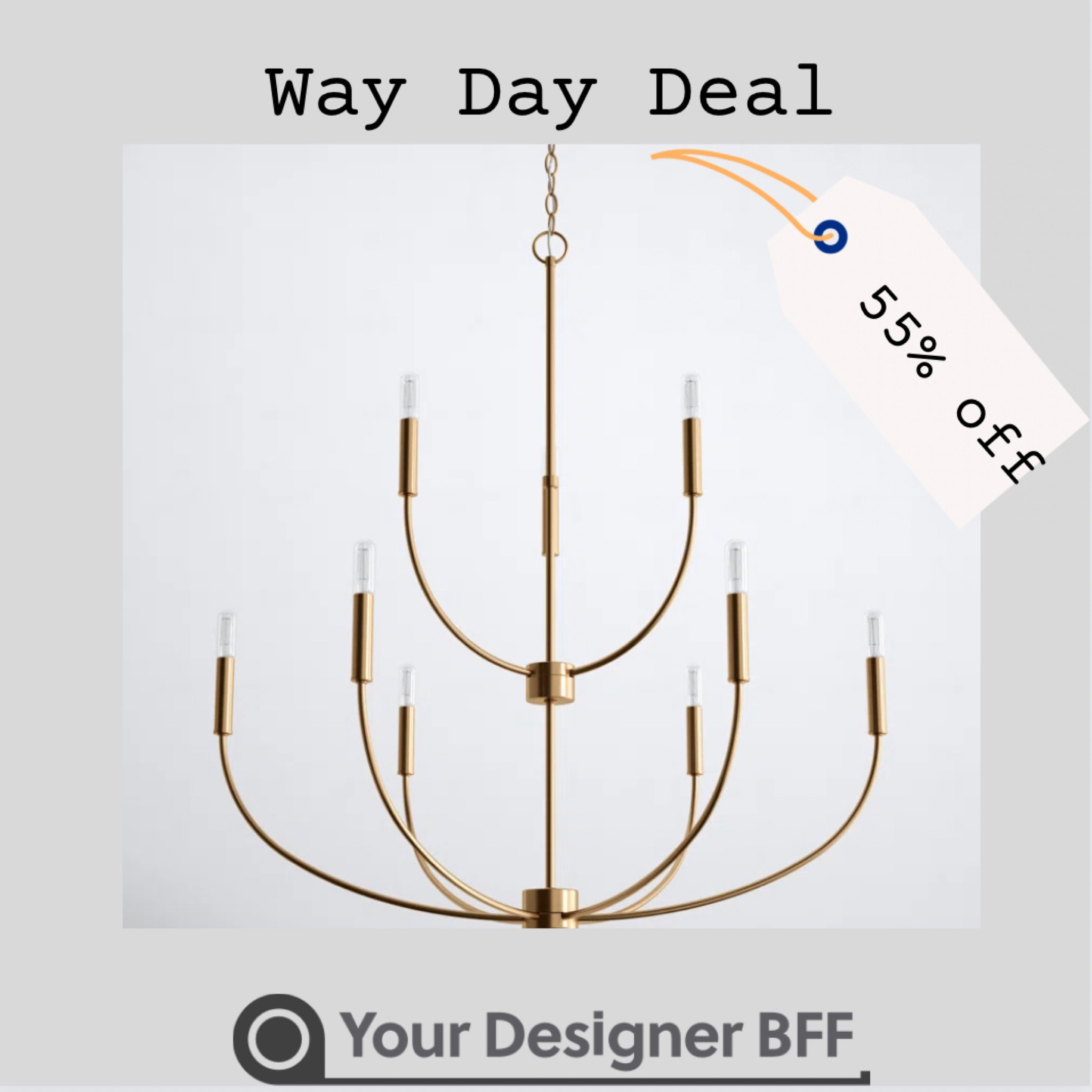 Modern chandelier for living room, bedroom, staircase 

#LTKhome