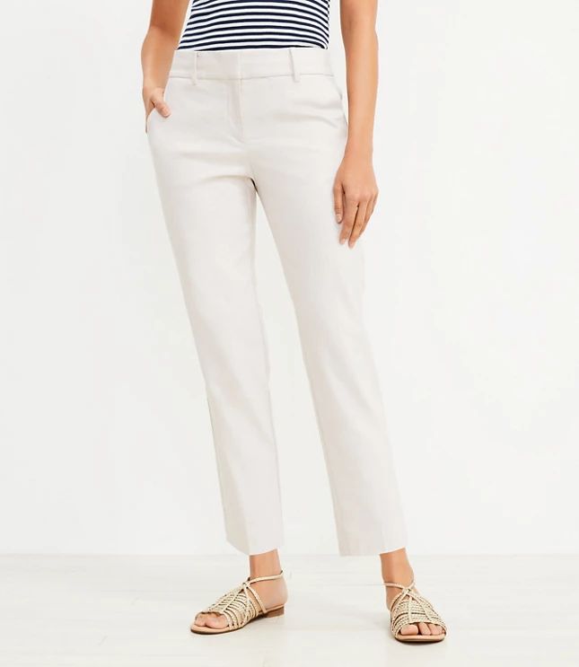 Slim Pants in Linen Twill | LOFT