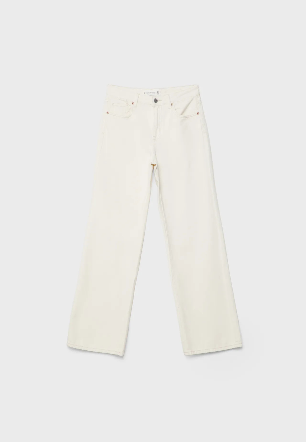 Jean D92 droit à jambe large - Nouveau femme | Stradivarius France | Stradivarius (FR)
