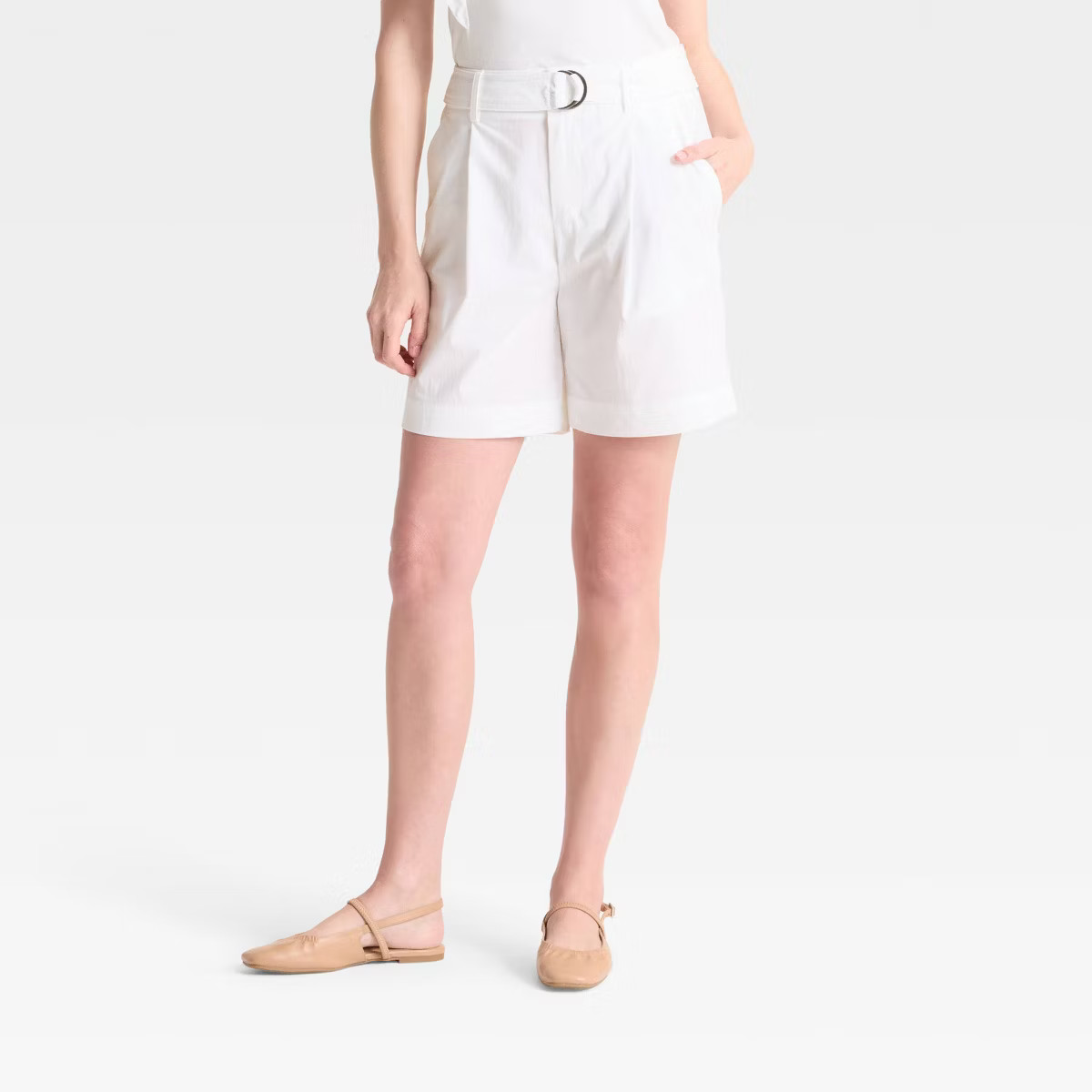 Women's High-Rise Bermuda Chino Shorts - A New Day™ | Target
