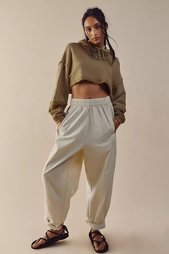 Preppy Poplin Pull-On Pants | Free People (Global - UK&FR Excluded)