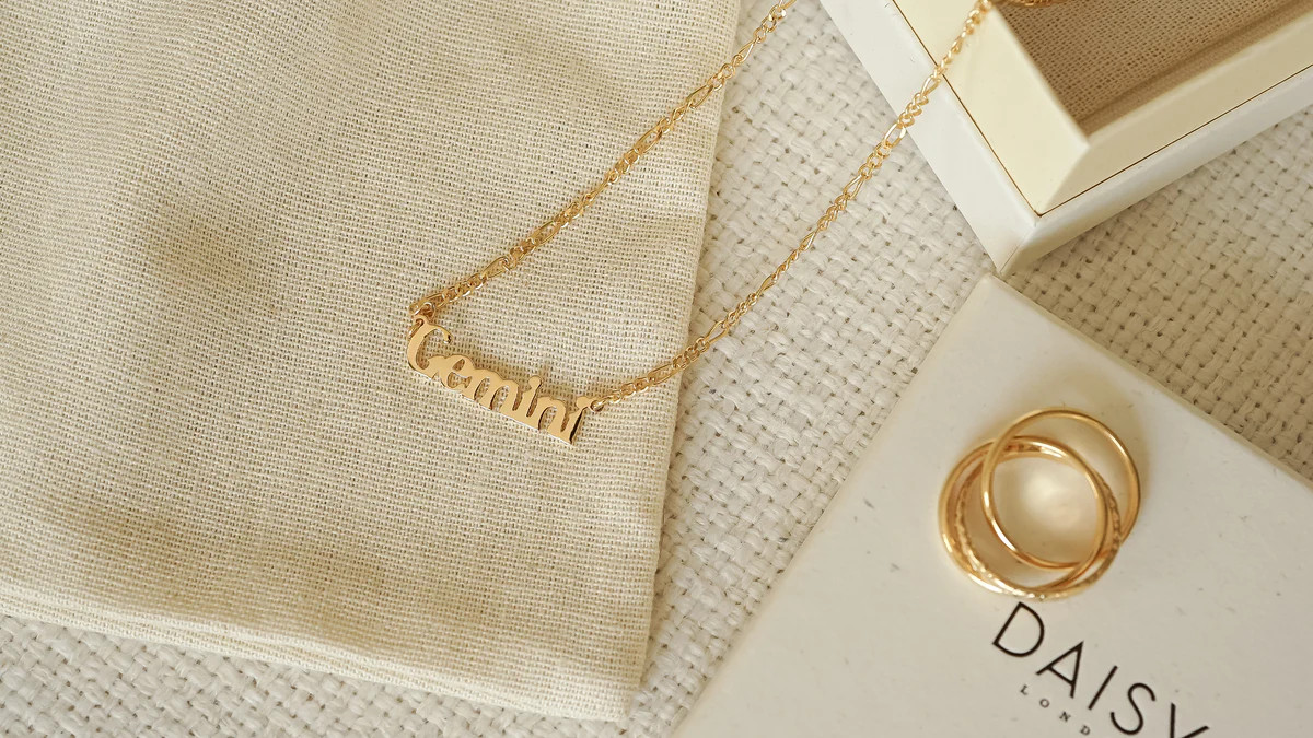 Capricorn Zodiac Necklace 18ct Gold Plate | Daisy London Jewellery