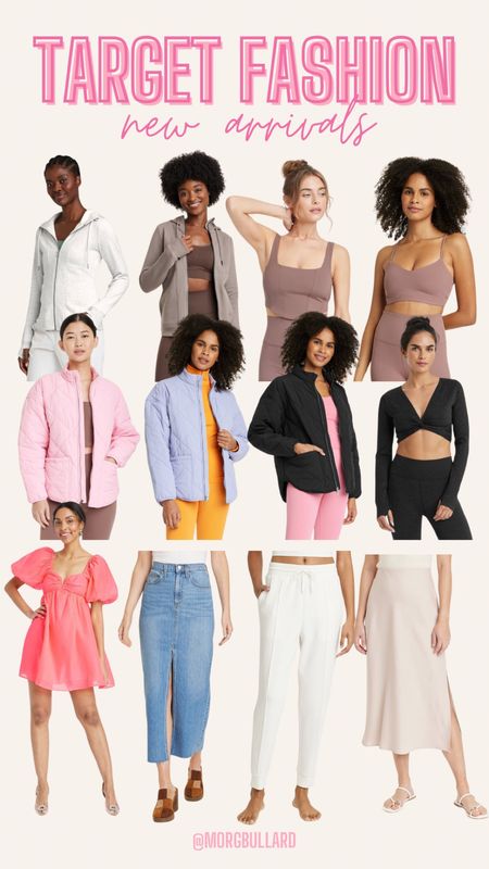Target Fashion | Target New Arrivals | Athletic Wear | Quilted Jacket | Denim Skirt | Valentines Day Outfit 

#LTKfindsunder50 #LTKstyletip #LTKSeasonal