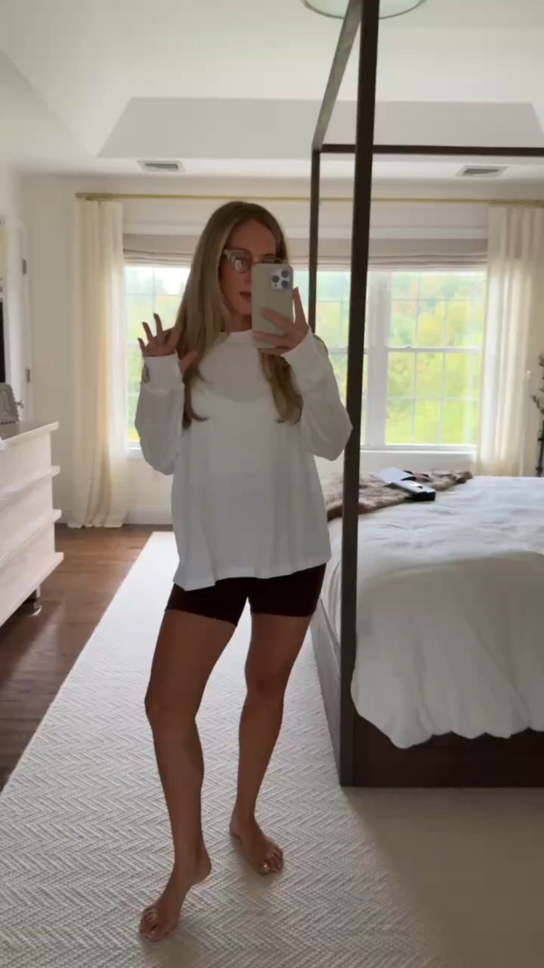 Aerie LTK Fall Sale🍂 White long sleeve boyfriend T-shirt in size small paired with YPB studioFLEX biker shorts in size small✨

Aerie sale, fall active wear outfits, fall outfits, fall fashion, oversized t-shirt, long sleeve white shirt 


#LTKFindsUnder100 #LTKStyleTip #LTKFallSale

#LTKStyleTip #LTKFallSale #LTKFindsUnder100