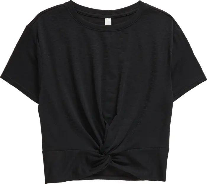 Zella Girl Kids' Twist Front T-Shirt | Nordstrom | Nordstrom
