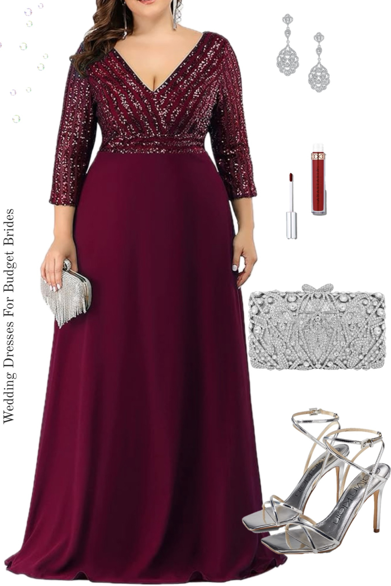 Wedding guest outfit idea in burgundy and silver for a winter formal wedding. All on Amazon. 

#winterweddingguestdresses
#weddingguestdresses #bridesmaiddresses #newyearsevedress #formaldresses #maxidresses #weddingstyle #amazondress #weddingguestdress #eventdress #formalgowns #winterpartydress
#formalwear #amazonwedding
#maidofhonordress #amazondresses #longdresses
#bridesmaiddress #plussizedress #destinationwedding #fulllengthgowns #rehearsaldinnerdresses #bridalpartydresses #blacktiedresses

#LTKPlusSize #LTKParties #LTKWedding