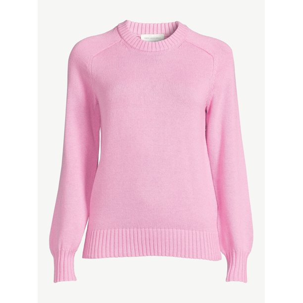 Free Assembly Women’s Shrunken Crewneck Sweater - Walmart.com | Walmart (US)