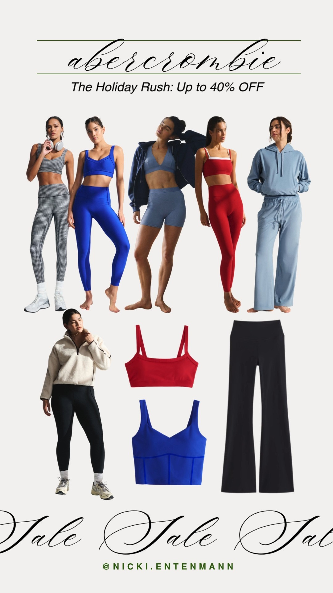 Abercrombie’s The Holiday Rush brings up to 40% off almost everything, with activewear designed for comfort and style. Seasonal savings highlight fresh energy and festive vibes. #Abercrombie #HolidayRush #Sale #Activewear #FashionDeals #SeasonalStyle #WardrobeGoals #FitnessStyle #ShoppingInspo #LifestyleEssentials 

 #LTKootd #LTKfitnessgoals #LTKSaleAlert