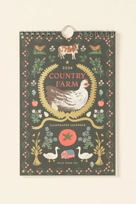Rifle Paper Co. 2026 Mini Country Farm Kitchen Calendar | Anthropologie (US)