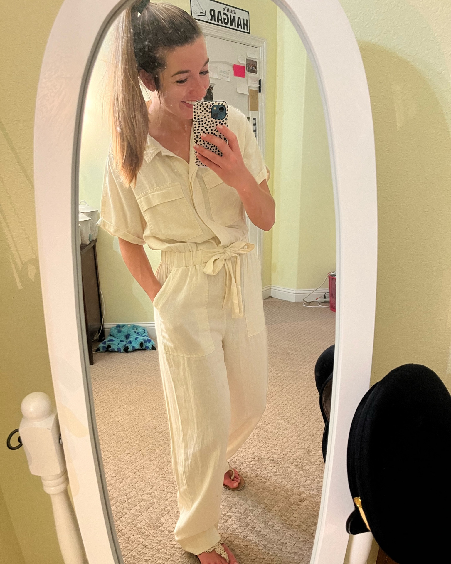 Cute and comfy jumpsuit I found at target today and found more similar ones online all on sale! Under $35. Solid color without being see through. Perfect for church or a day out 
Church outfit, fall outfit, jumpsuit, button up

#LTKFallSale #LTKSaleAlert #LTKFindsUnder50