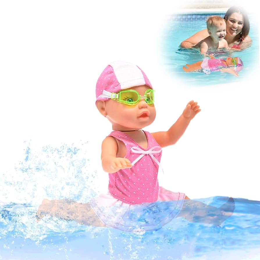 Swimming Baby Toy,2025 New Upgraded Waterproof Swimmer Toy,Electric Water Baby Toy, Backstroke Sw... | Amazon (US)