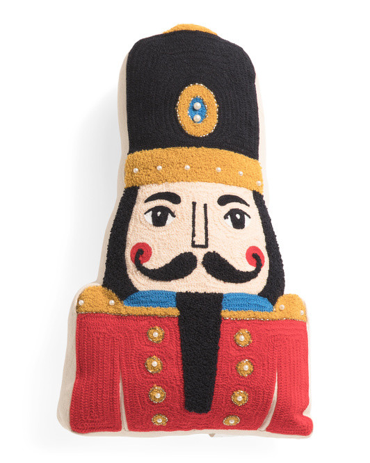 11X18 Nutcracker Shaped Pillow | TJ Maxx
