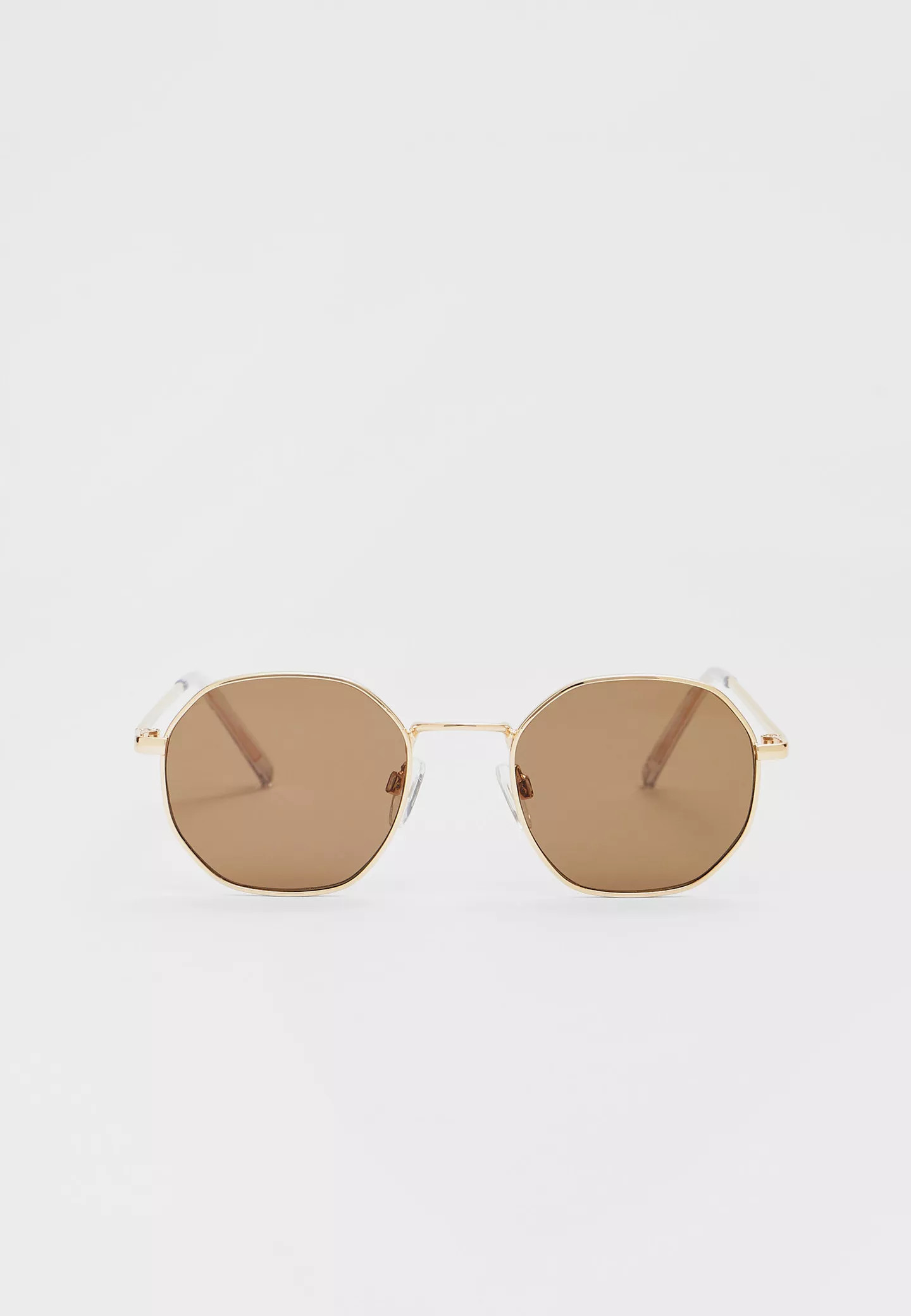 Hexagon metal sunglasses | Stradivarius (UK)