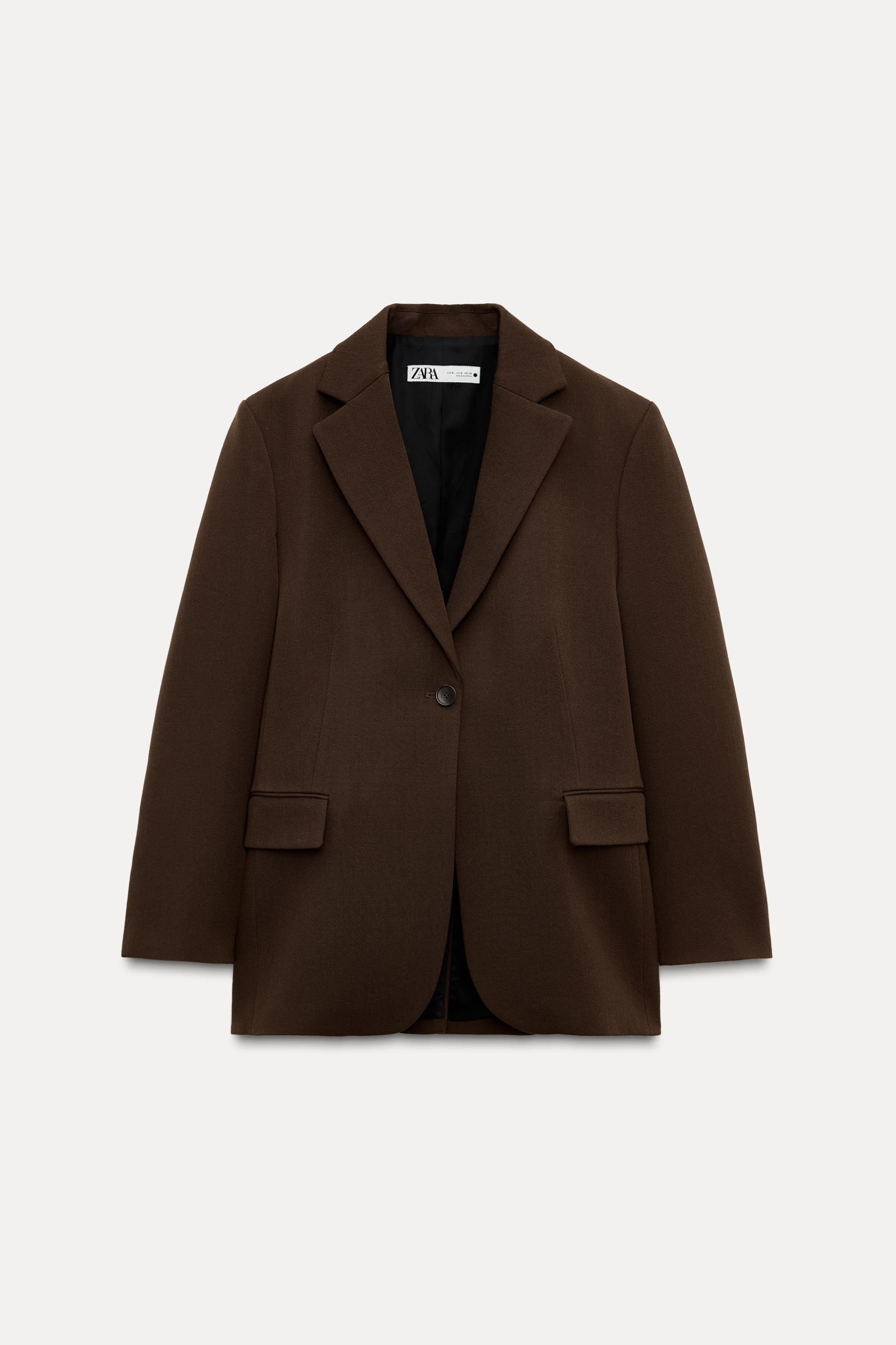 ZW COLLECTION 100% WOOL OVERSIZED BLAZER | Zara US