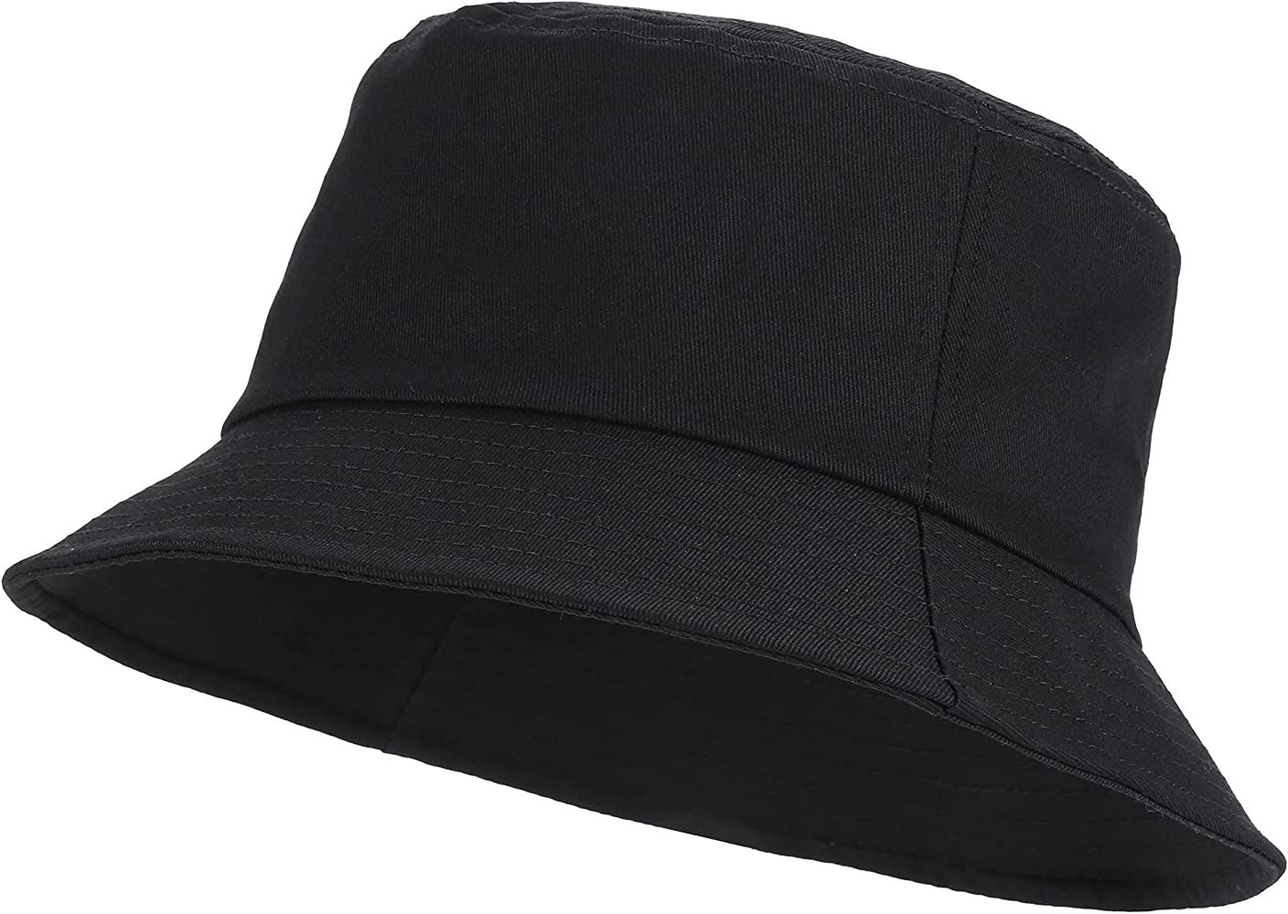 Umeepar Unisex 100% Cotton Packable Bucket Hat Sun Hat Plain Colors for Men Women | Amazon (US)