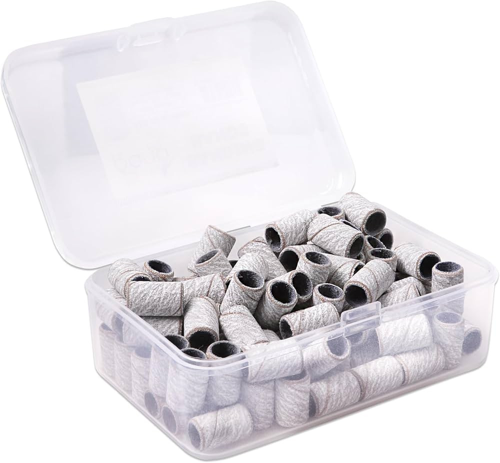 100 Pieces Large Nail Sanding Bands Professional Nail Manicure Great Fit for Nail Drill Bits for ... | Amazon (US)