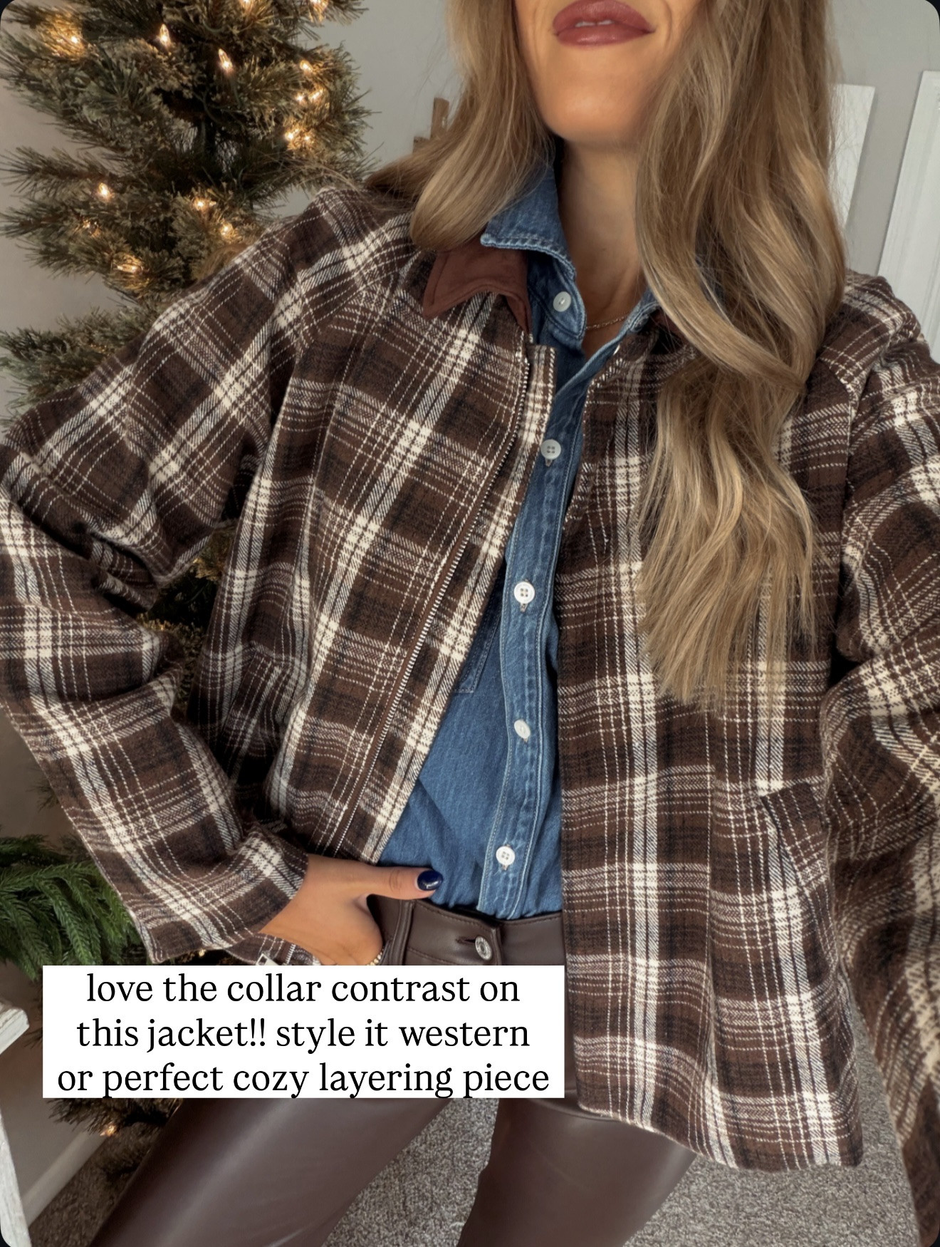 amazon jacket in color coffee - sized up to a medium 

#LTKSeasonal #LTKCyberWeek #LTKHoliday