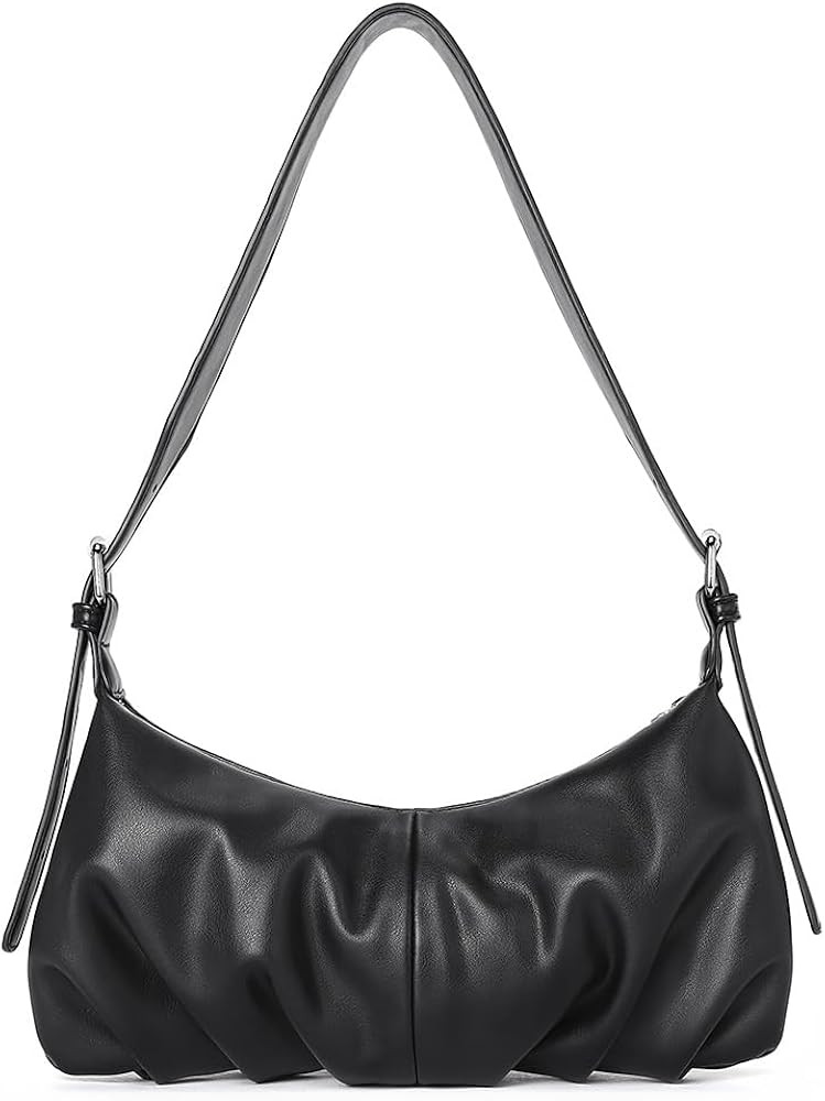CLUCI Shoulder Bag,Purses for Women Dumpling Small Hobo Bags Vegan Leather Ladies Clutch with Adj... | Amazon (US)
