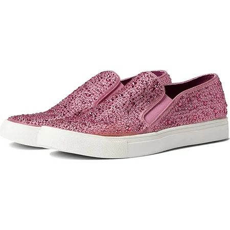 Steve Madden Adela Pink Multi Detailed Rounded Toe Slip On Sneakers (Pink Multi 8) | Walmart (US)