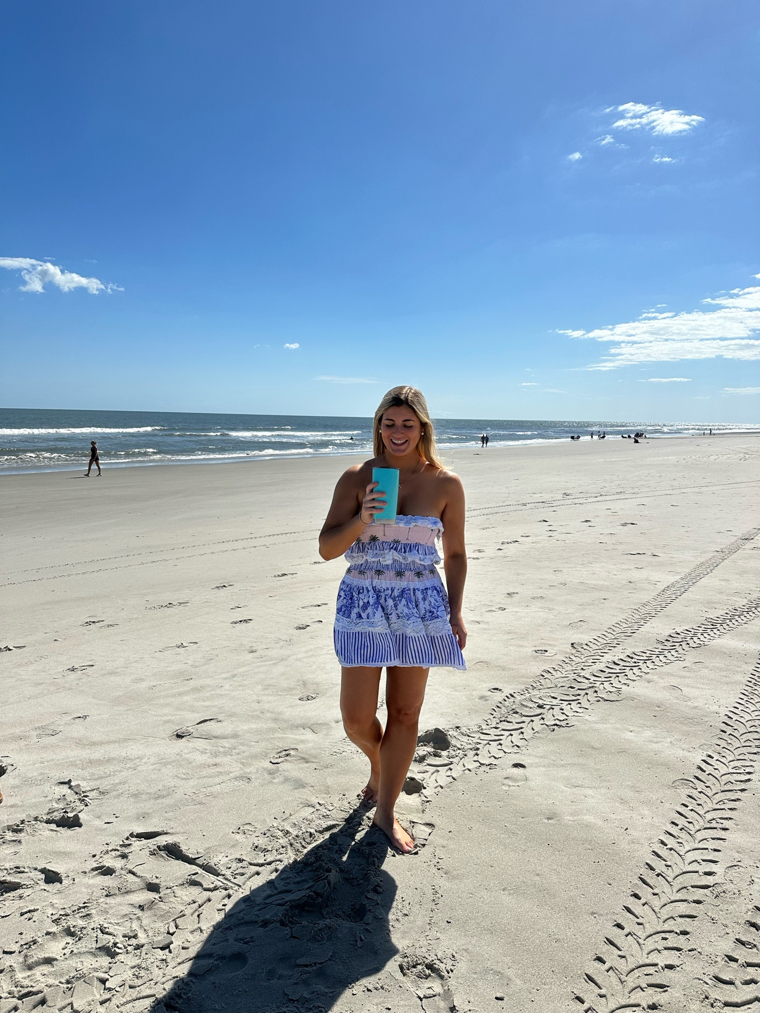 Beach Day Dress - strapless from Place Nationale, comes in many different colors/patterns. 

**Runs small so size up!

#LTKswim #LTKSeasonal #LTKtravel