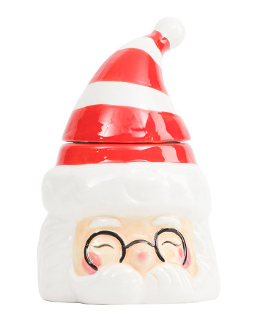 14oz Ceramic Sculpted Mr Claus Candle | TJ Maxx