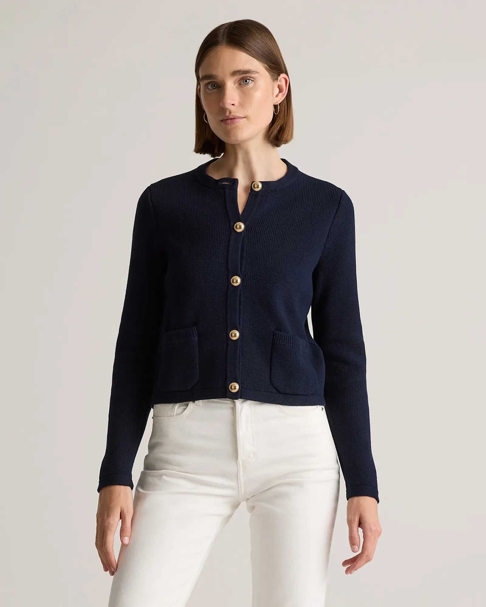 100% Organic Cotton Sweater Jacket | Quince
