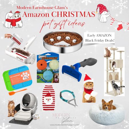 Amazon early black Friday deals on Pet Gifts from Modern Farmhouse Glam. Dog and cat approved! 

#LTKGiftGuide #LTKfamily #LTKCyberWeek