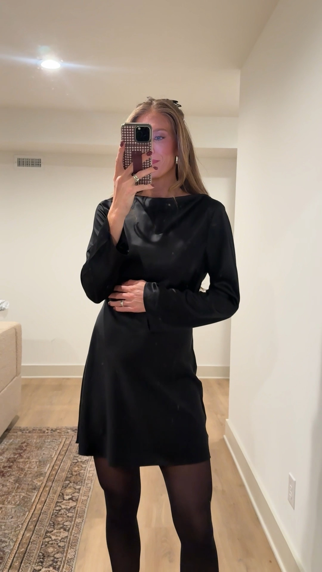 Medium in dress for bump 



Aritzia, LBD, satin dress, holiday dress, black dress, bump friendly, tall girl friendly, holiday party outfit 

#LTKHoliday #LTKTall #LTKBump