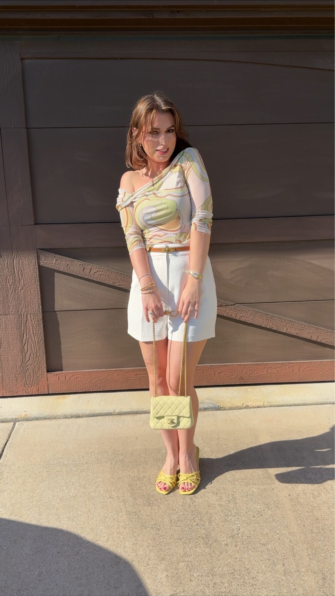 Girl’s night outfit for a 13 going on 30 birthday theme! How did I do? #13goingon30 #ootn #ootd #chanelbag #luxurybag #butteryellow #yellowshoes #summerfit #summeroutfits #elegantoutfit #classyoutfit #reformation #aritzia

#LTKootd