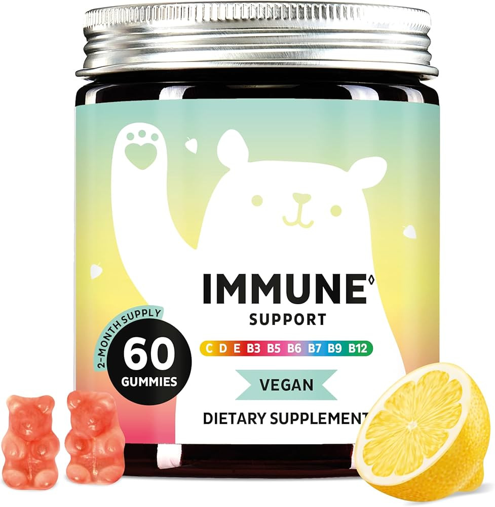 Immune Support Gummies – Vitamin C, D, B6 & B12 – Daily Immune Boost – Vegan, Naturally Fla... | Amazon (US)