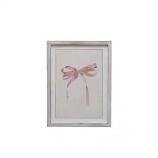 Pink Bow Newsprint Wall Décor by Ashland® | Michaels Stores