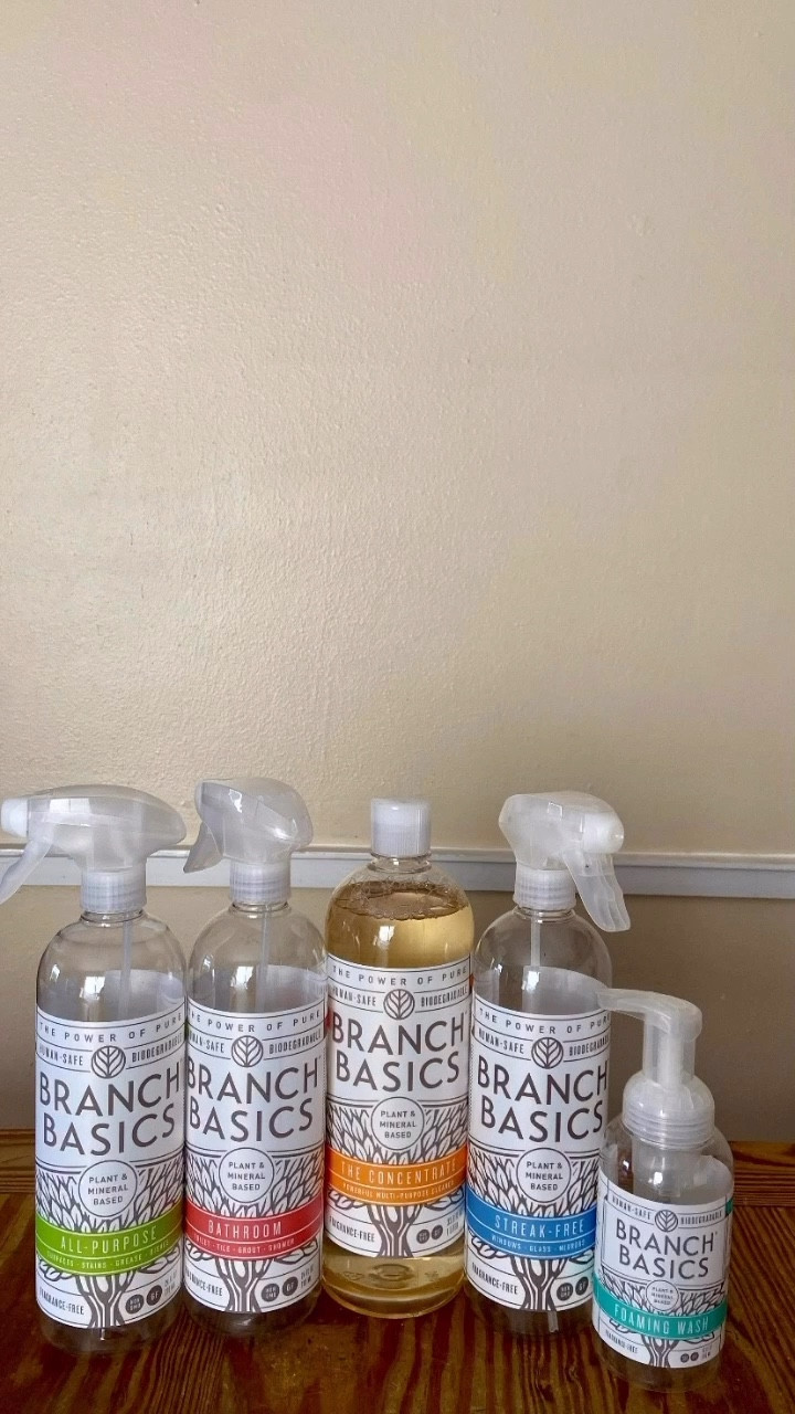 We’re in the process of moving, so we’re frequently cleaning! I wanted to ditch conventional cleaning products with lots of chemicals to make healthier choices for my family. So I went with Branch Basics!

They’re human safe, fragrance free, plant and mineral based, and no harmful preservatives. 

Plus, super easy to use! One solution for 4 different products! 

Use my code MISSY for 10% off your purchase  

One Solution - 4 different products!

#LTKFamily #LTKHome #LTKKids